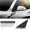 G-PLUS Front A-Pillar Triangular Cover Plate Left Compatible with Tesla Model 3 2017-2023 1130655 00 E, 1130655-00-E Gloss Black