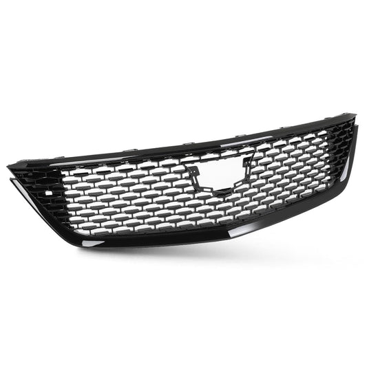G-PLUS Front Bumper Hood Grille Grill Mesh Compatible with Cadillac CT5 2020-2023 Gloss Black
