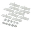 G-PLUS 1/2"-2-1/2" Compatible with Ford Body Fender Door Belt Trim Molding Push Clips 10pcs