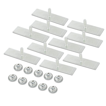 G-PLUS 1/2"-2-1/2" Compatible with Ford Body Fender Door Belt Trim Molding Push Clips 10pcs
