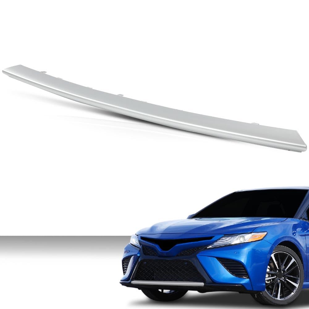 G-PLUS Front Lower Bumper Grille Lower Molding Trim Compatible with Toyota Camry 2018-2020 5312206040, TO1044119 Replacement Parts Front Bumper Lower Lip