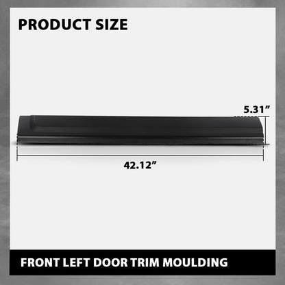 G-PLUS Front Left Door Body Moulding Trim Compatible with LR3 2005-2009, Compatible with LR4 2010-2016 Black