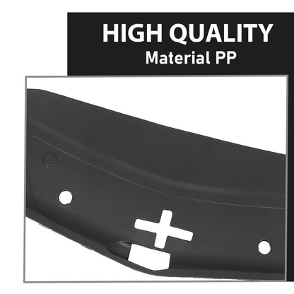G-PLUS Radiator Support Cover Compatible with Cadillac XTS 2013-2017,Not Fit For Twin Turbo Model 64929DJ, GM1224122, 23205335 Black