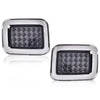G-PLUS LED Front Park Signal Lamp Compatible with 2003-2009 Hummer H2 Left Right LED Corner Signal Lights Parking Lamps Turn Signal Marker Light Front Fender Replacement 2pcs 15060529