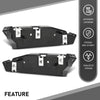 G-PLUS Pair Front Bumper Bracket, Compatible with Lincoln MKX (submodel: Black Label, Premiere, Reserve, Select) 2016-2018, LH Driver and RH Passenger Side 2PCS, FA1Z17C947A, FA1Z17C947B