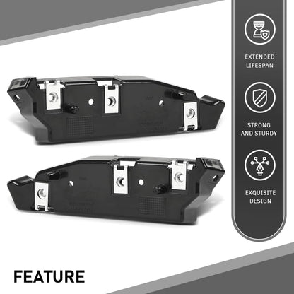 G-PLUS Pair Front Bumper Bracket, Compatible with Lincoln MKX (submodel: Black Label, Premiere, Reserve, Select) 2016-2018, LH Driver and RH Passenger Side 2PCS, FA1Z17C947A, FA1Z17C947B