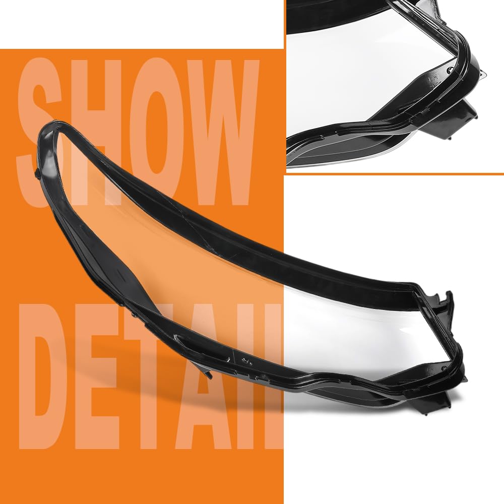 G-PLUS Headlight Lens Cover Compatible with Land Rover Discovery Sport 2020-2022 Left Side Front Headlamp Lens Cover Clear