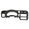 G-PLUS Dash Radio Trim Bezel Cover Single Din Compatible with 1998-2004 Chevy Blazer S10/GMC Jimmy Sonoma Dashboard Radio Panel (Black ABS Plastic)