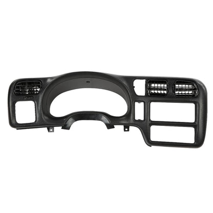 G-PLUS Dash Radio Trim Bezel Cover Single Din Compatible with 1998-2004 Chevy Blazer S10/GMC Jimmy Sonoma Dashboard Radio Panel (Black ABS Plastic)