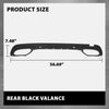 G-PLUS Rear Bumper Valance Compatible with Benz C-Class 2015-2016 2058856238 MB1195107 Black
