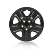 G-PLUS Wheel Skins Hub Caps Full Rim Covers 17" Compatible with 2006-2012 Toyota RAV4,Auto Tire Replacement Exterior Chrome Wheels Cap Cover with 5 Spoke Black (1PC)