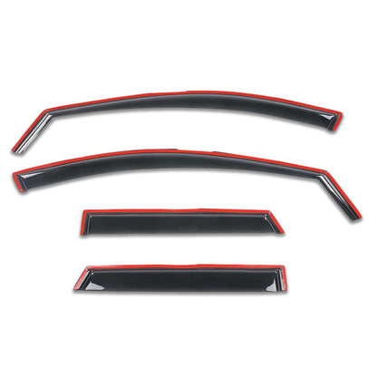 G-PLUS in-Channel Auto Vent Window Visor Compatible with Hyundai Santa Cruz 2022-2026 4PCS Smoky