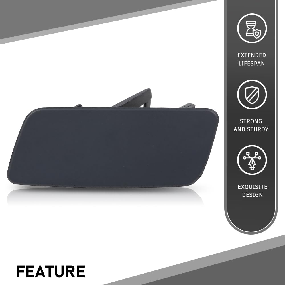G-PLUS Front Headlight Washer Cover Powerwash Cap Cover Compatible with Range Rover 2013-2017 2Pcs