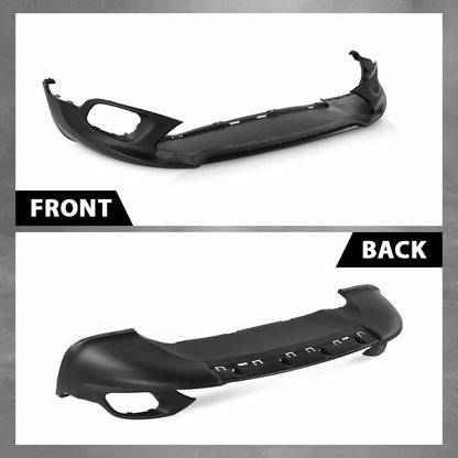 G-PLUS Front Lower Bumper Cover Compatible with Jeep Cherokee Latitude Plus 2018, Fit Jeep Cherokee (submodel: Latitude, Limited, North, Sport) 2014-2018 68203213AB, 68203213AA, CH1015119