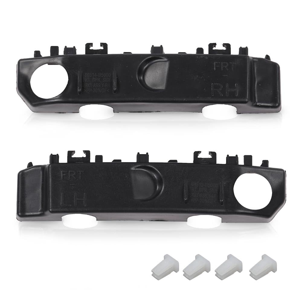 G-PLUS Front Bumper Bracket Left & Right Side Pair Compatible with Kia Forte, Forte5 & Forte Koup 2014 2015 2016 2017 2018 86513A7000, 86514A7000, KI1032102, KI1033102