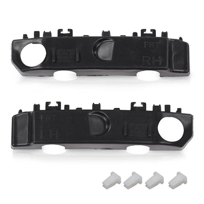 G-PLUS Front Bumper Bracket Left & Right Side Pair Compatible with Kia Forte, Forte5 & Forte Koup 2014 2015 2016 2017 2018 86513A7000, 86514A7000, KI1032102, KI1033102 Black Pair
