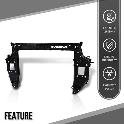 G-PLUS Front Radiator Support Assembly Compatible with Chrysler Pacifica 2017-2023, Fit Chrysler Voyager 2020-2023 V6 3.6L 68292241AB, CH1225287 Black