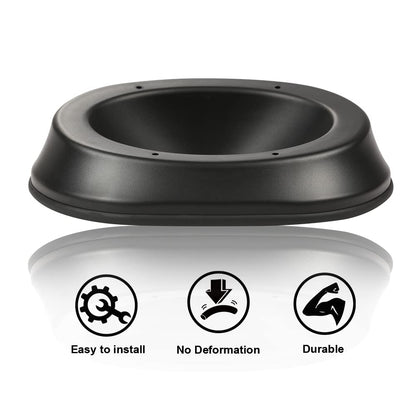 G-PLUS Install 6 x 9 Speakers Universal Angled Speaker Enclosures Boxes Pods Surface Mount Compatible with Rear Deck Door Car Truck ATV Marine,1PC
