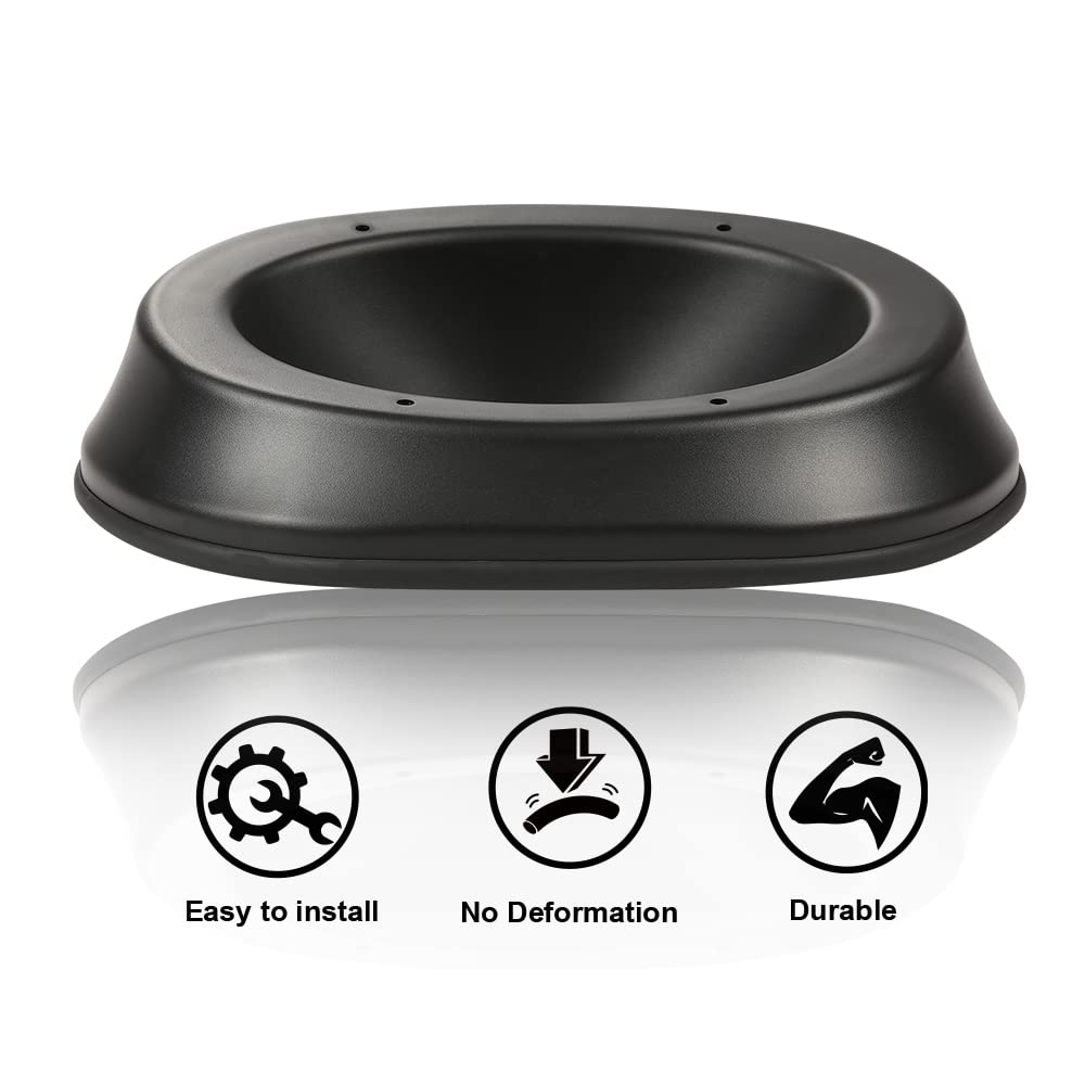 G-PLUS Install 6 x 9 Speakers Universal Angled Speaker Enclosures Boxes Pods Surface Mount Compatible with Rear Deck Door Car Truck ATV Marine,2PC