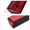 G-PLUS Red Lens LED 3rd Brake Light Fit Leer, ARE, Century, Jason and Astro LED Recessed 3rd Third Brake Light Lamp AT-LED-36R Chrome Housing