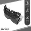 G-PLUS Bumper End Support Left Compatible with Ford Mustang 2018-2023 JR3Z17E855A, JR3Z-17E855-A Black