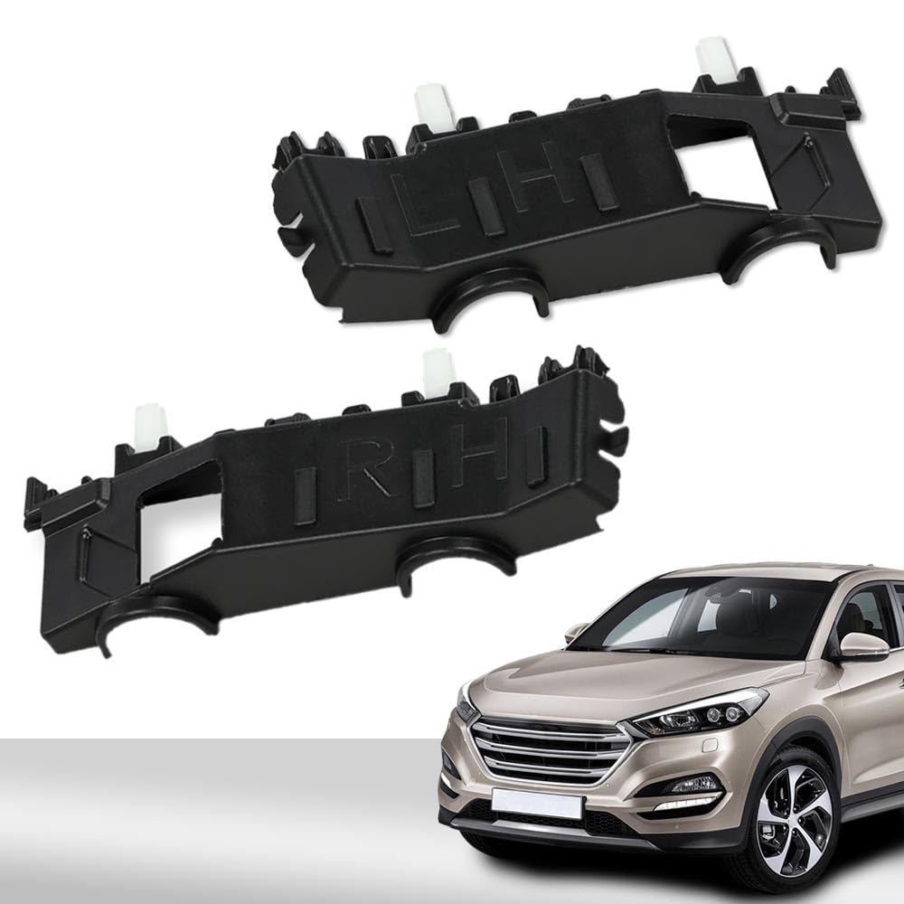 G-PLUS Bumper Cover Retainer Pair Compatible with Tucson 2016-2021 Driver & Passenger Side HY1032111, HY1033111, 86513D3000, 86514D3000 Black