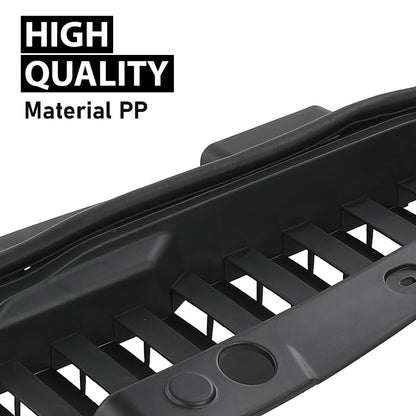 G-PLUS Upper Radiator Support Cover Compatible with Chevy Silverado 1500 2019-2023,Fit Chevy Silverado 1500 LTD 2022 Black