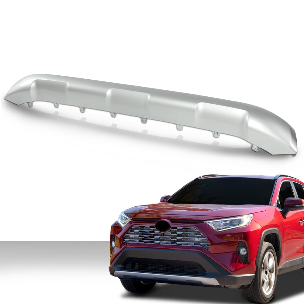 G-PLUS Front Lower Valance Skid Plate Board Guard Silver Compatible with Toyota Rav4 2019-2023 527110R080B0 TO1095212