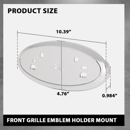 G-PLUS Front Grille Emblem Holder Mount, Compatible with Ford Edge 2011-2014, BT4Z-8200-B, BT4Z8200B