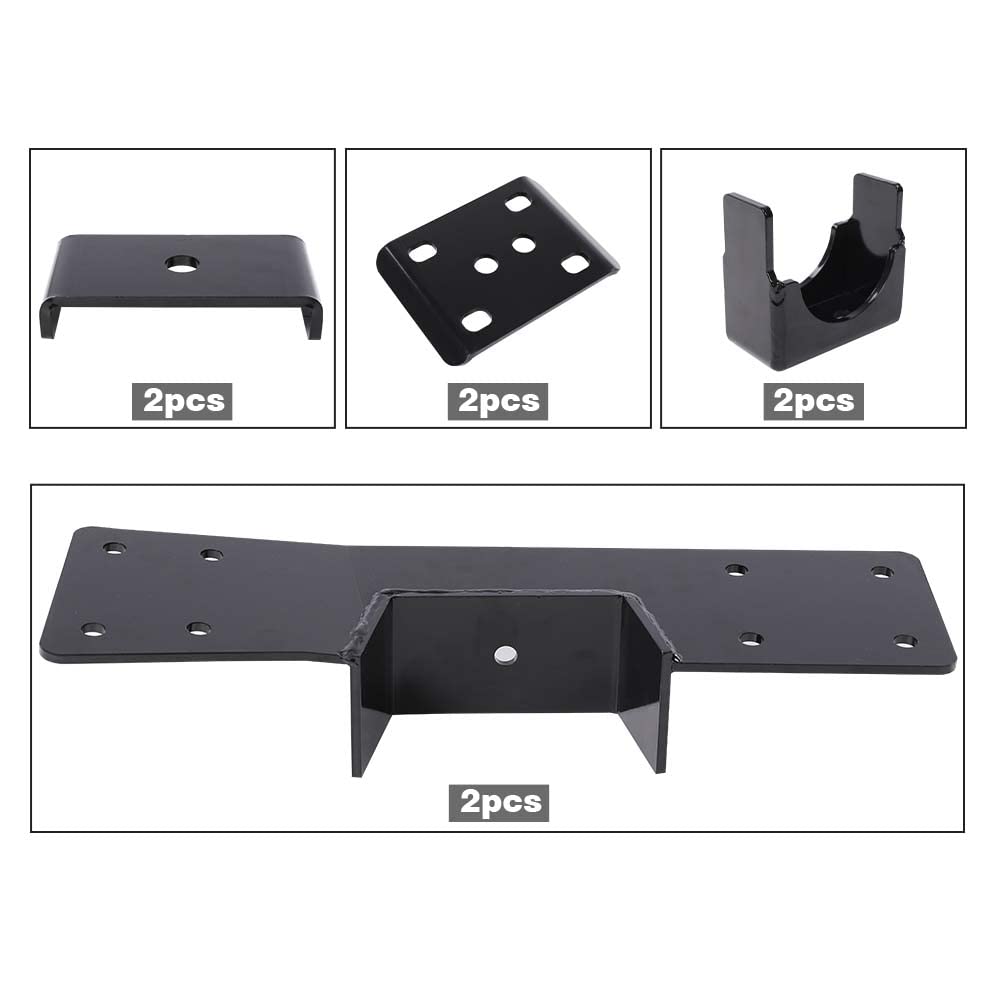 G-PLUS 6" Rear Axle Lowering C Notch & Flip Kit Compatible with Chevy Silverado/GMC Sierra 1500 Pickup 1999-2006, Fit GMC Sierra Classic 1500 2007 1/2 Ton with 6 Lug Wheels