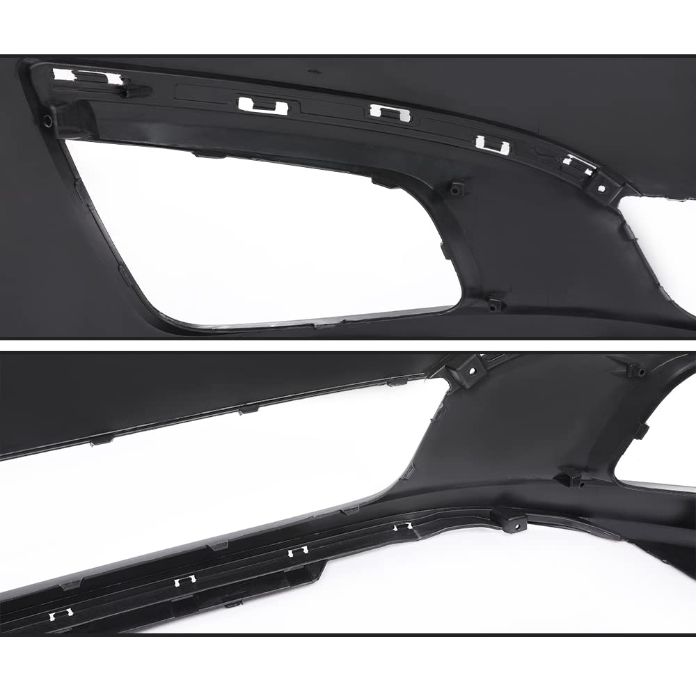 G-PLUS Front Bumper Cover Fascia Compatible with Kia Optima EX LX SXL SX Limited 2014 2015, KI1000169 865112T500, Primed Black