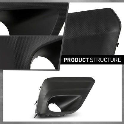 G-PLUS Fog Light Cover Bezel Trim Right Passenger Side Compatible with Subaru Forester 2019-2021 57731SJ040