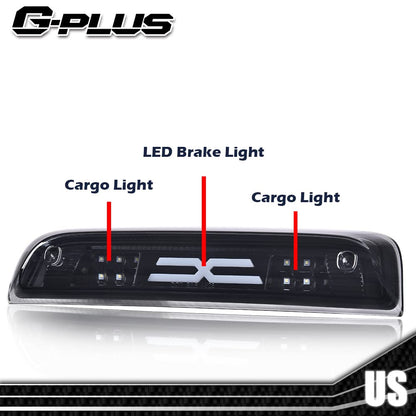 G-PLUS LED Third 3rd High Mount Stop Light X Brake Light Compatible with 2014-2020 GMC Sierra 1500 /Chevy Silverado 1500 2019 GMC Sierra 1500 Limited 23509162 20979071