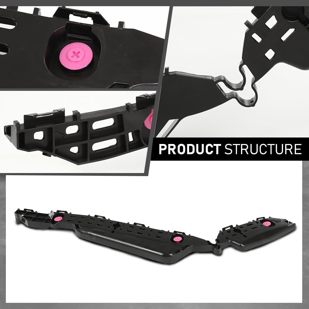 G-PLUS Rear Driver Side Bumper Bracket Compatible with Toyota Highlander 2020 2021 2022 2023 521560E100
