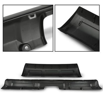 G-PLUS Front & Rear Lower Valance Panel Bumper Cover Compatible with Toyota 4Runner TRD 2014-2023 Glossy Black