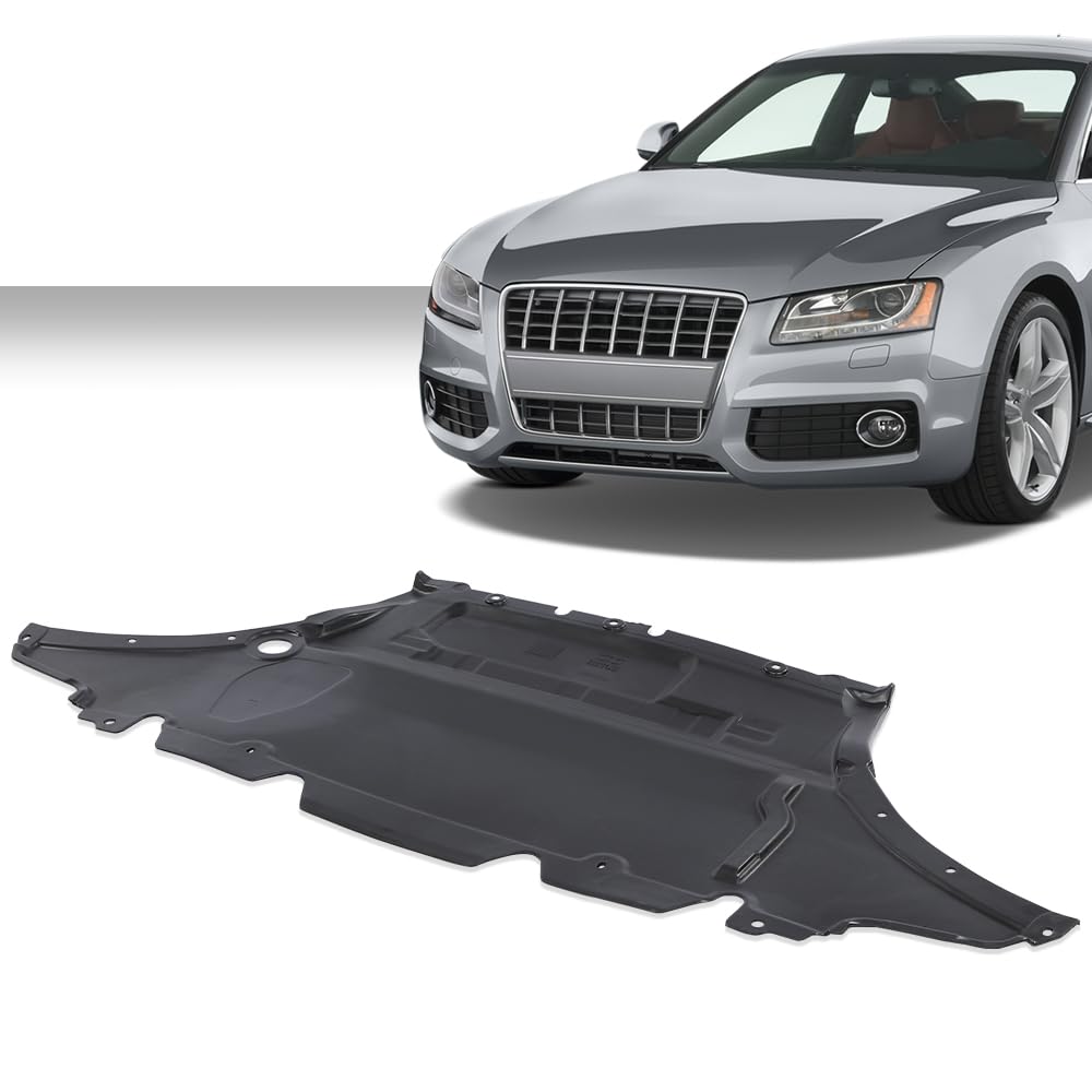 G-PLUS Front Engine Splash Shield Compatible with 2009-2012 Audi A4 Quattro A4 for at Models 8K0863821AF AU1228119
