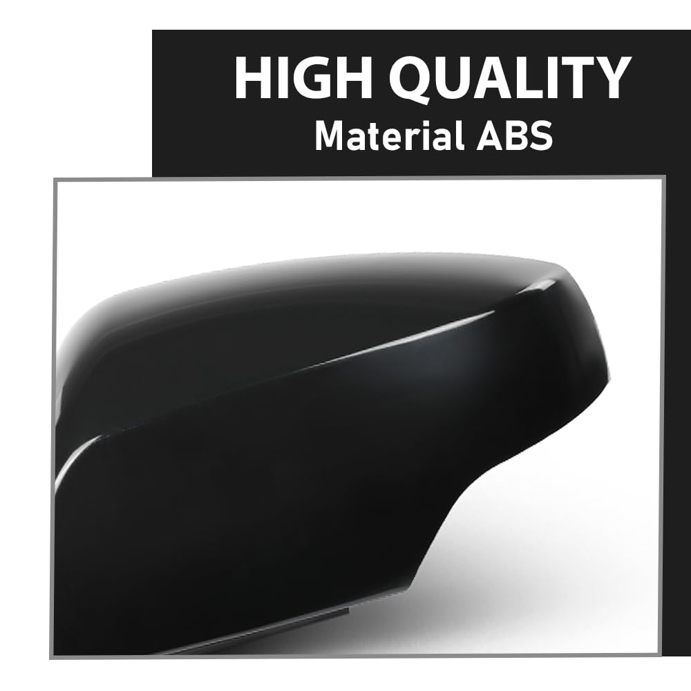 G-PLUS Door Side Rear View Wing Mirror Cover Cap Pair Compatible with Subaru Forester 2014-2018 (non eyesight detection),Fit Subaru Outback Crosstrek Impreza 2012-2014 91059AJ200