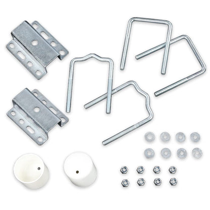 G-PLUS Boat Trailer Galvanized Universal Guide Pole and Post Mounting U Bolt Kit Boat Trailer Guides