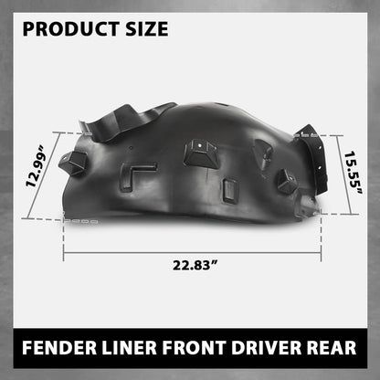 G-PLUS Fender Liner Front Driver Rear Fit Benz GLE300d 4Matic 2016-2017,Fit Benz GLE350 4Matic Base 2016-2018,Fit Benz ML350 2012-2015 1668841122