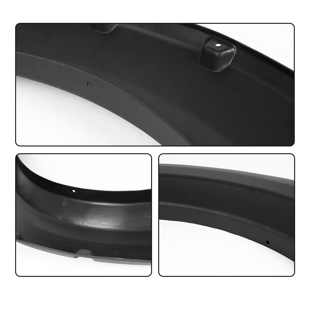 G-PLUS Fender Flares Smooth Pocket Riveted 4 PCS Compatible with Ford F150 2009-2014 Styleside with 67.0" / 78.8" / 97.4" Bed Length Models Only, Not for Platinum & Raptor models