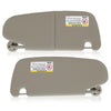 G-PLUS Beige Sun Visor LH Driver & RH Passenger Side 1 Pair Compatible with 2002-2009 Dodge Ram 1500 2500 3500 (Only the Passenger Side with a Mirror)