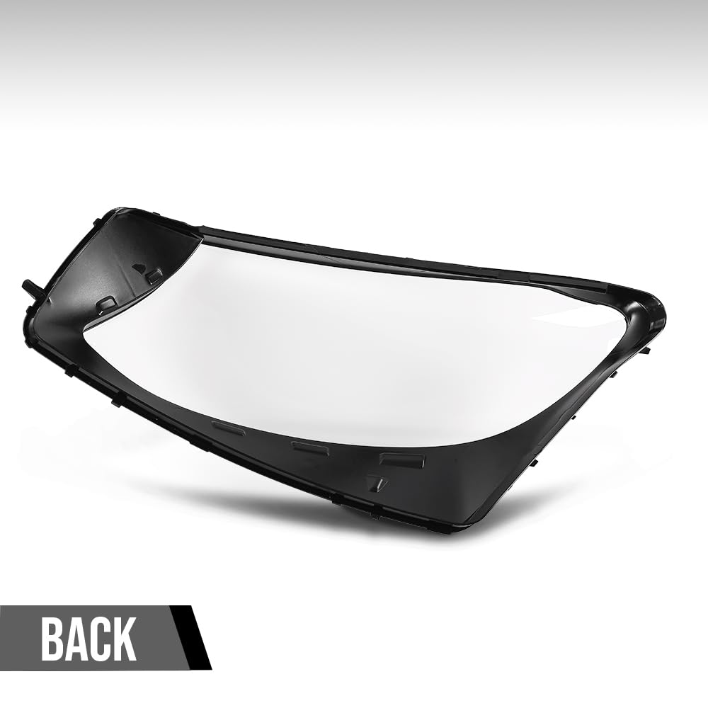 G-PLUS Headlight Lens Cover Compatible with Benz GLC Class W253 2016 2017 2018 2019 2539061601 Right Side Front Headlamp Lens Cover Clear