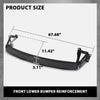G-PLUS Front Lower Bumper Reinforcement Steel Compatible with Cadillac SRX (submodel: Base, Luxury, Performance, Premium) 2010-2016 20810856, GM1007111 Black