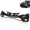 G-PLUS Front Upper Bumper Cover Primered Compatible with Toyota RAV4 2013 2014 2015, TO1014101, 521190R911, Black