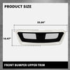 G-PLUS Mesh Grill Compatible with Suabru Impreza 2012-2014, Fit Subaru Impreza WRX/WRX STi 2012-2014, Fit Subaru XV Crosstrek 2013-2014 J1010FJ000 Front Bumper Mesh Grille Assembly