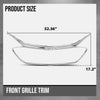 G-PLUS Front Grille Trim Compatible with Chevy Malibu 2019 2020 2021 2022 84473374, GMC1202106 Chrome
