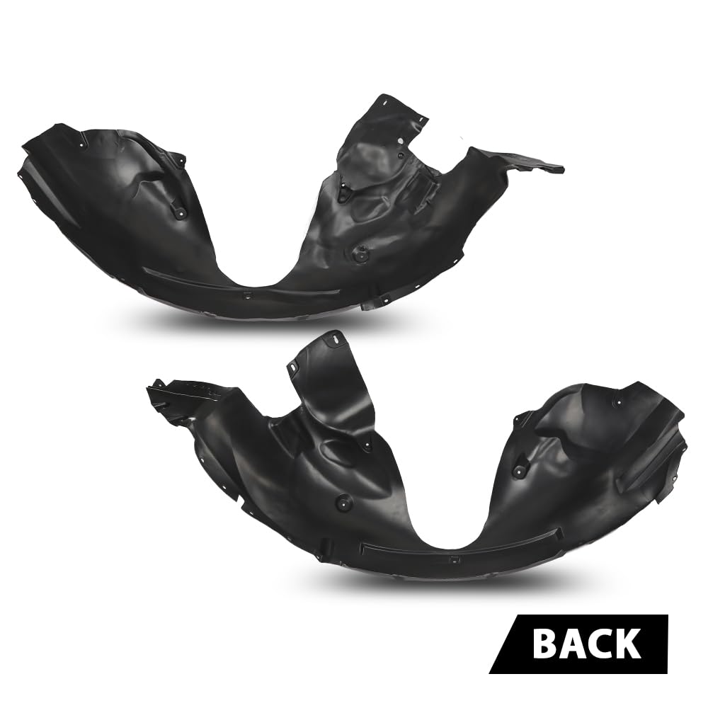 G-PLUS Front Inner Fender Liner Assembly 2PCS, Compatible with Ford Explorer 2011-2015/ Police Interceptor Utility 2013-2015, LH Driver & RH Right Side, FO1249149, FO1248149