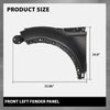 G-PLUS Front Left Fender Panel Compatible with Evoque 2012-2018 Black