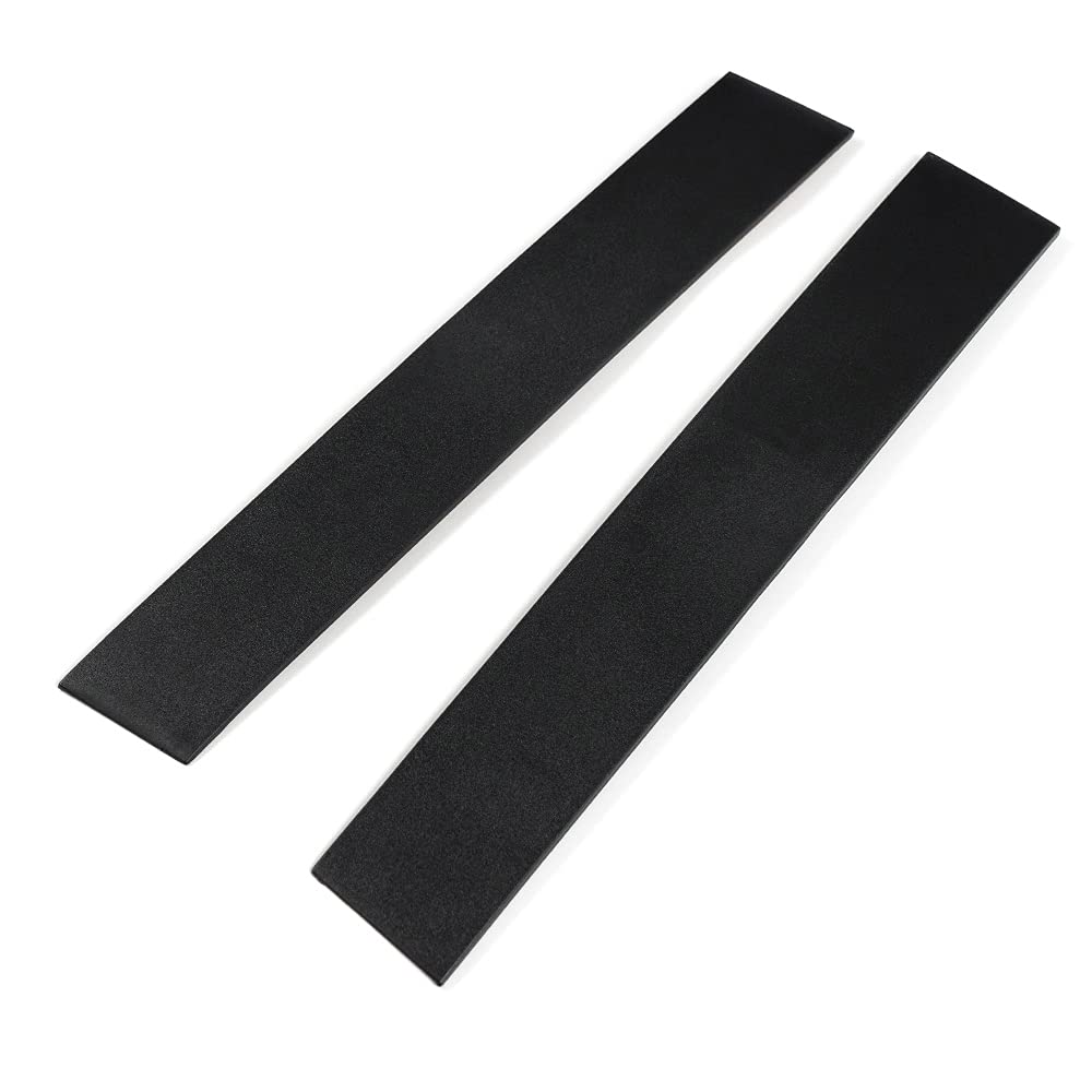 Front Passenger + Driver Side B Pillar Molding Compatible with Chrysler Town & Country 2008-2016/Fit Grand Caravan 2008-2020 Black