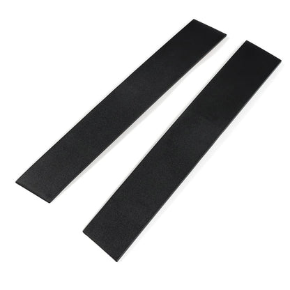 Front Passenger + Driver Side B Pillar Molding Compatible with Chrysler Town & Country 2008-2016/Fit Grand Caravan 2008-2020 Black
